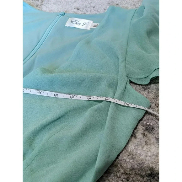 NWT Eliza J Faux-Wrap Ruffled Maxi Dress Size 4 (MSRP $168) - Picture 6 of 10